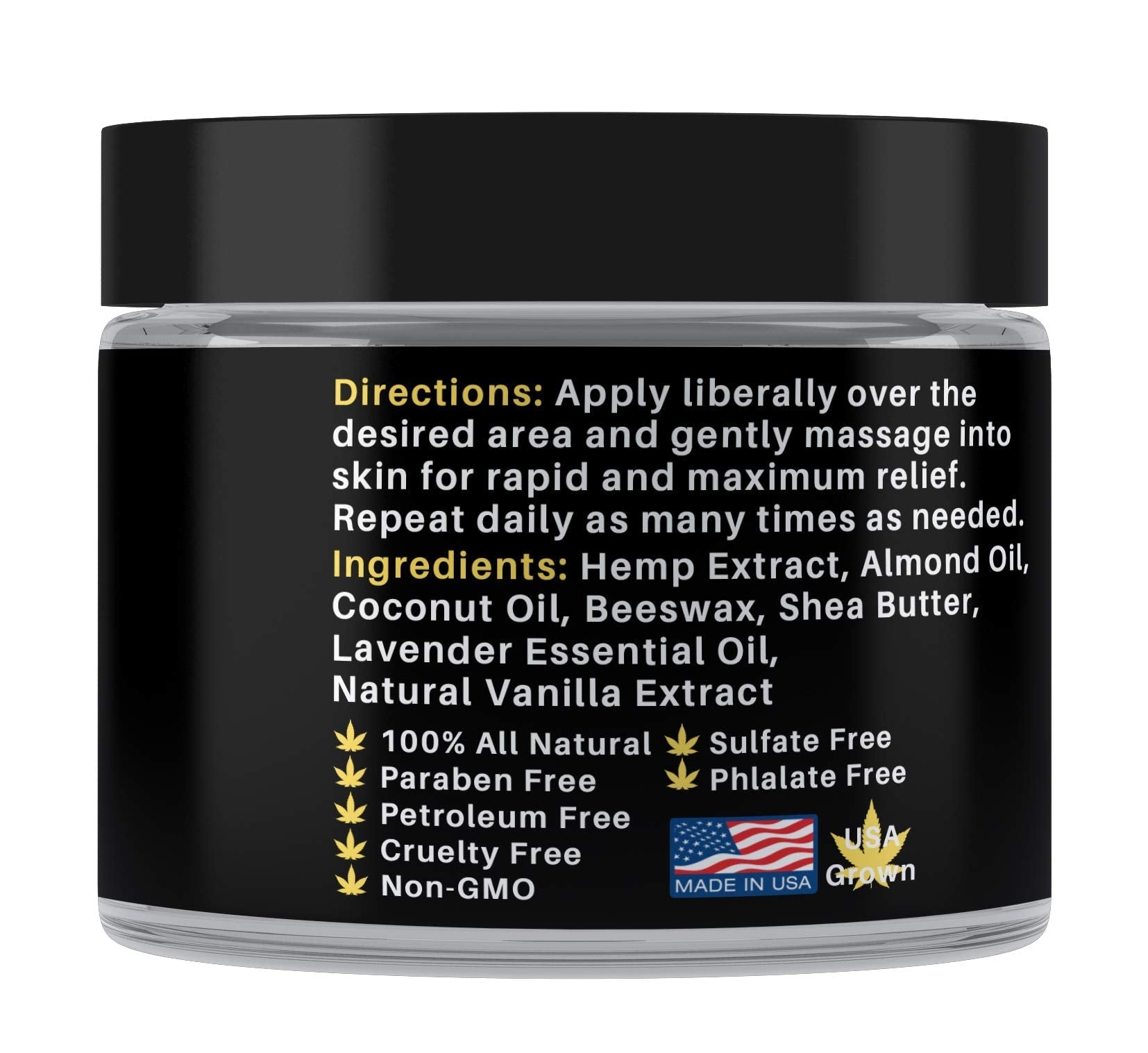 Medical Miracles Hemp 500 Mg Ultra Strength Healing Salve Ideal for Hips, Joints, Neck, Back, Elbows, Fingers, Hands, and Knees - TrustMedUSA