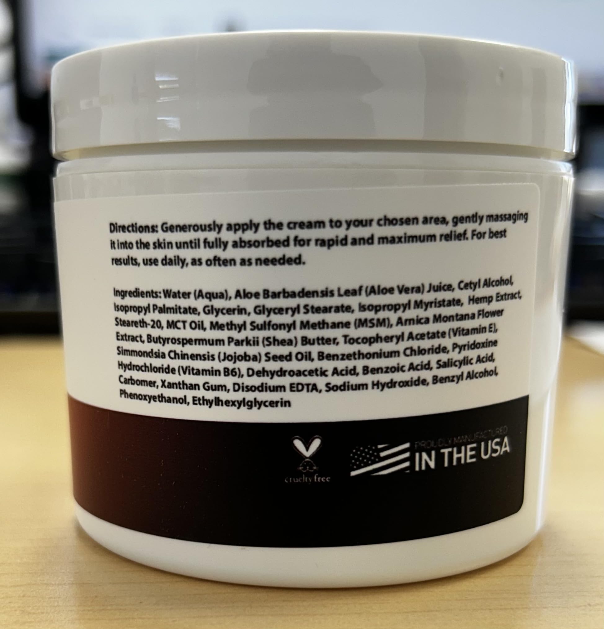 Medical Miracles Hemp Cream - Ideal for Hips, Joints, Neck, Back, Elbows, Fingers, Hands, and Knees (1000mg) Now NEW 4OZ Size - TrustMedUSA