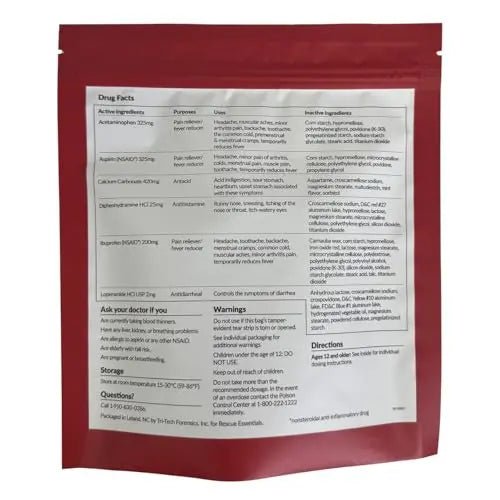 MEDICATIONS Unit DOSE Pack by RESCUE ESSENTIALS - TrustMedUSA