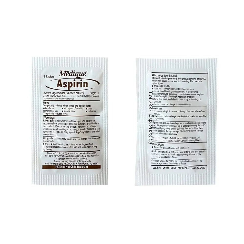 MEDICATIONS Unit DOSE Pack by RESCUE ESSENTIALS - TrustMedUSA