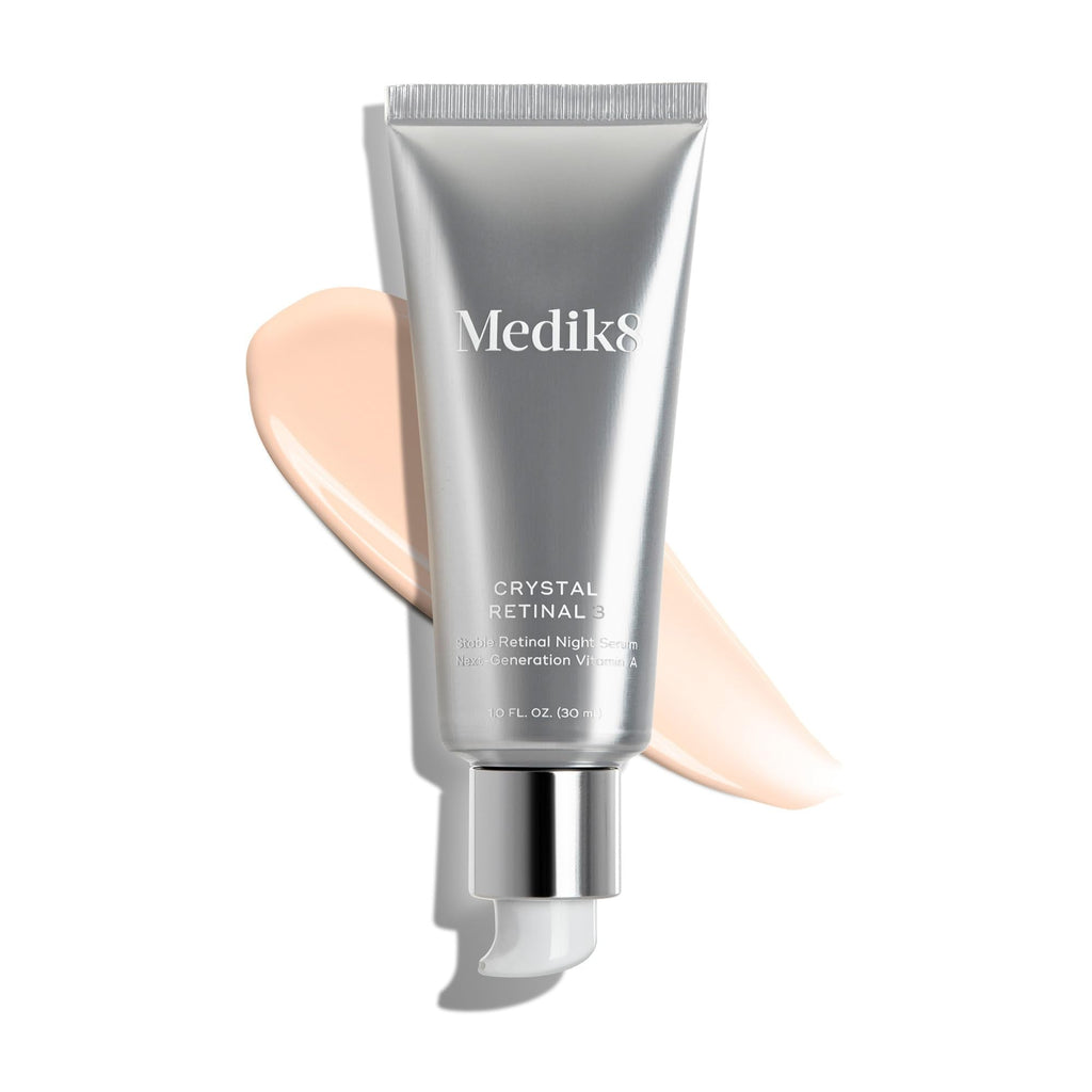 Medik8 Crystal Retinal 3 - Firming, Advanced Skin Retinaldehyde Face Serum - Night Serum with Hyaluronic Acid and Vitamin E - Gluten Free - 1 oz - Maple Wellness Supplements