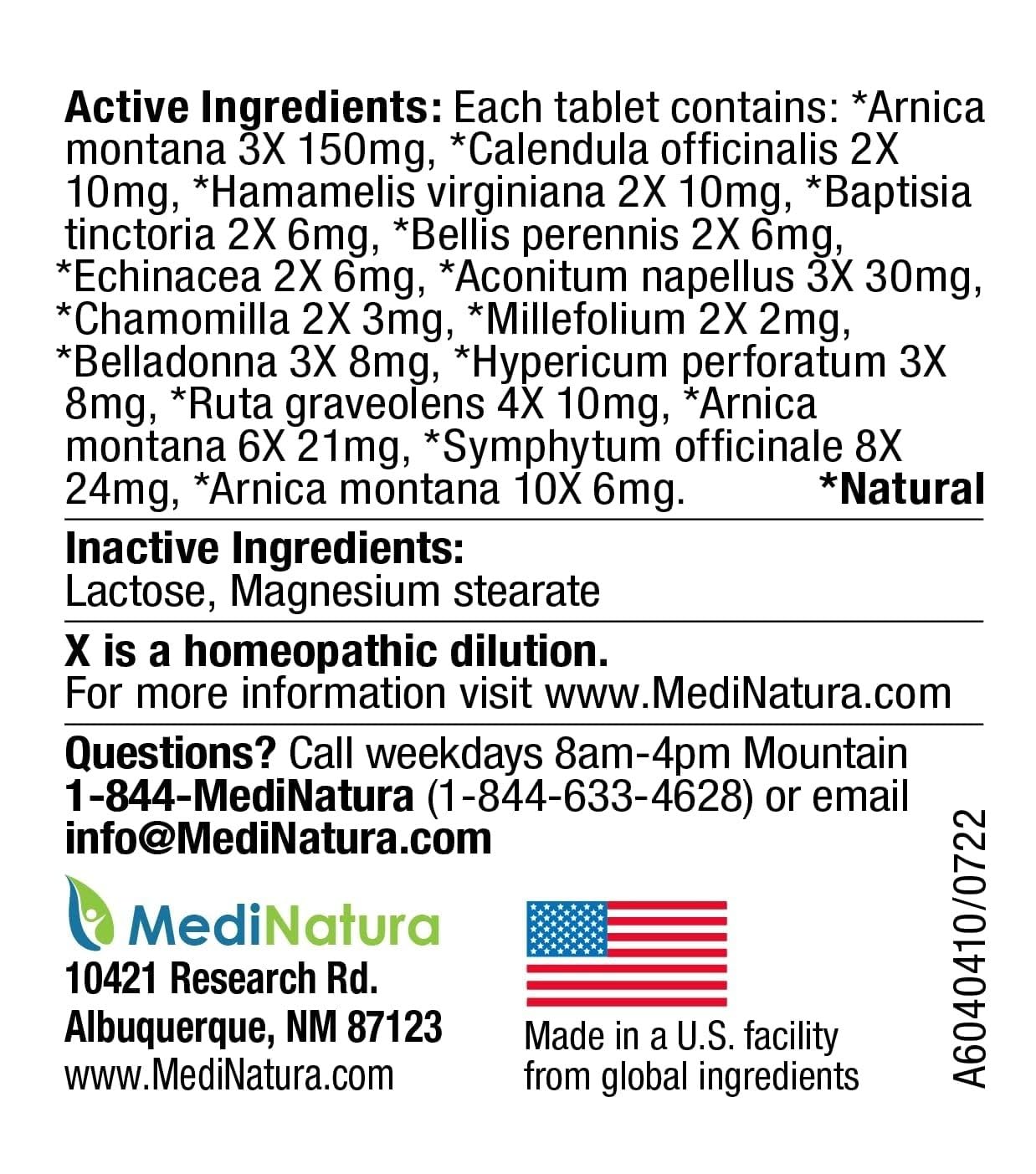 MediNatura Plant-Powered Pet Pain Relief Bundle T-Relief Pet Pain Tablets (90) + T-Relief Pet Arthritis (90) 12 Plant-Based Homeopathic Pain Relievers with Arnica - Support for Muscles, Joints + HIPS - TrustMedUSA