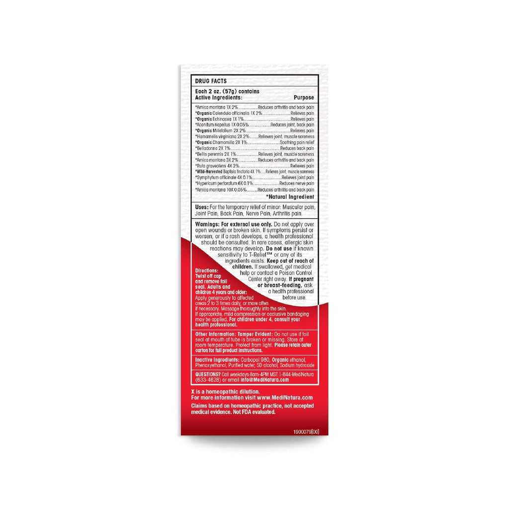 MediNatura T-Relief Extra Strength Discomfort Relief Gel-Extra-Strength Arnica Gel for Fast-Acting Relief-Supports Mobility & Body Aches-Homeopathic & Plant-Based-Paraben-Free-Non-Sticky - 2 oz - TrustMedUSA