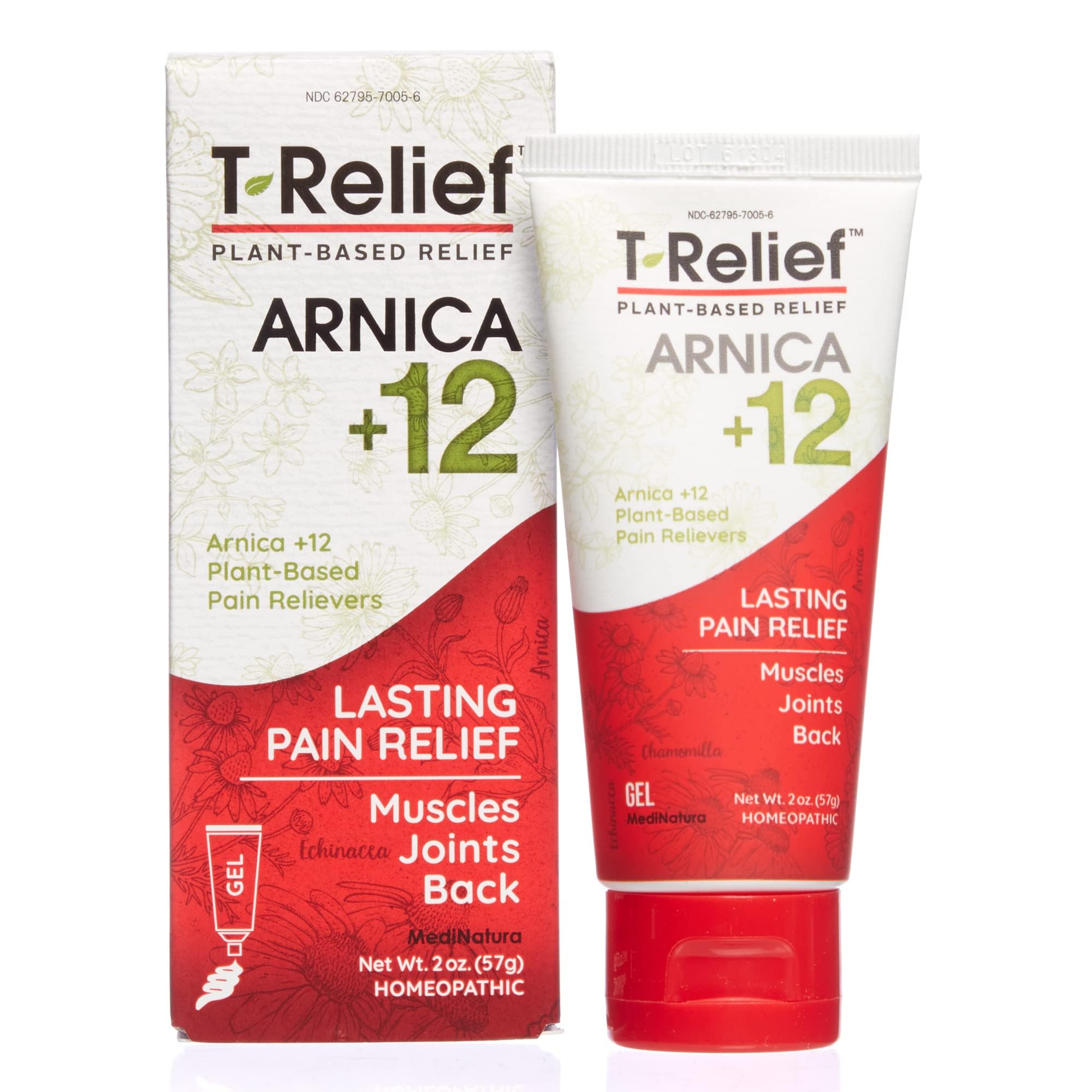 MediNatura T-Relief Extra Strength Discomfort Relief Gel-Extra-Strength Arnica Gel for Fast-Acting Relief-Supports Mobility & Body Aches-Homeopathic & Plant-Based-Paraben-Free-Non-Sticky - 2 oz - TrustMedUSA
