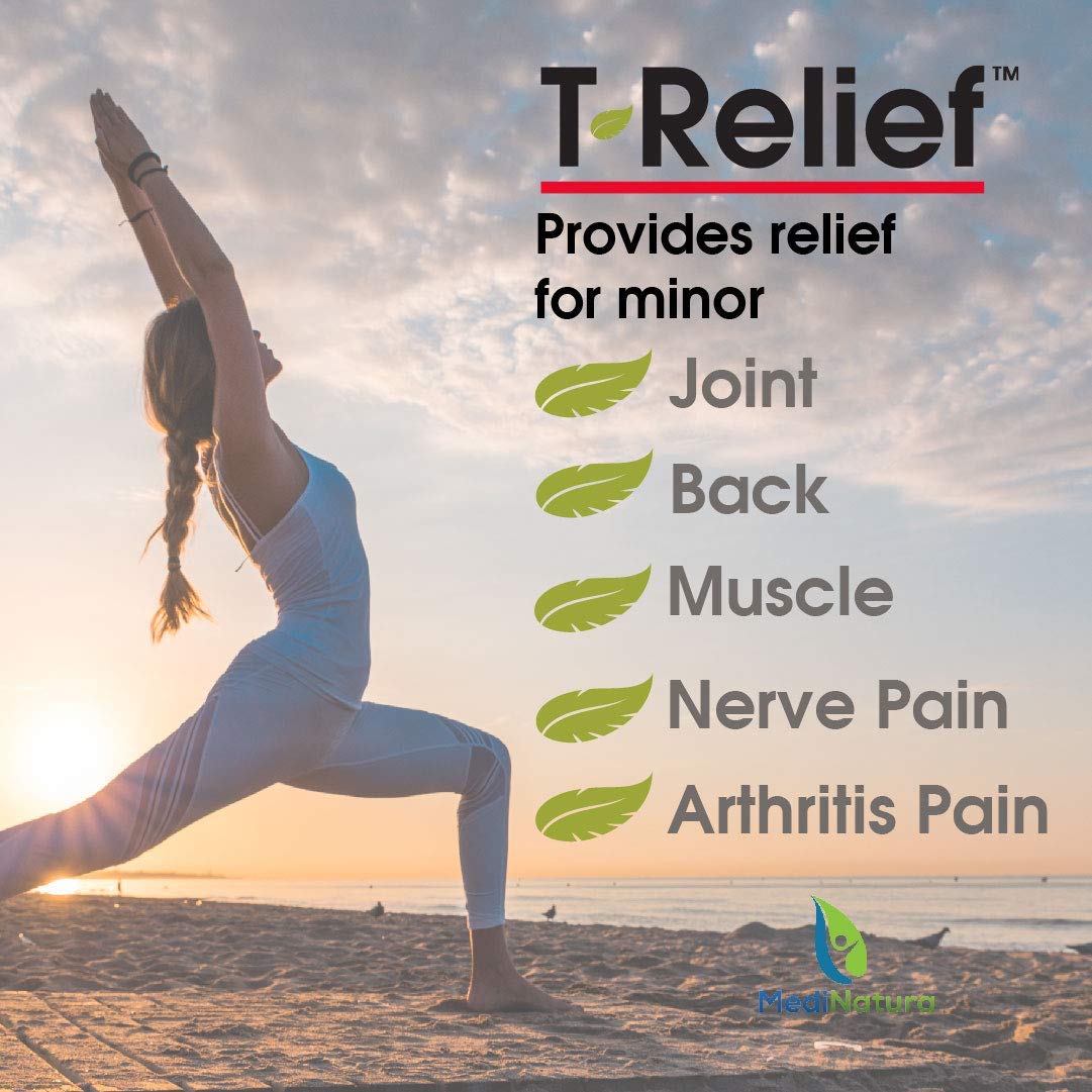 MediNatura T-Relief Extra Strength Pain Relief Arnica +12 Plant-Based Pain Relievers 100ct Tablets T-Relief Extra Strength Pain Relief 3oz Cream Bundle - TrustMedUSA