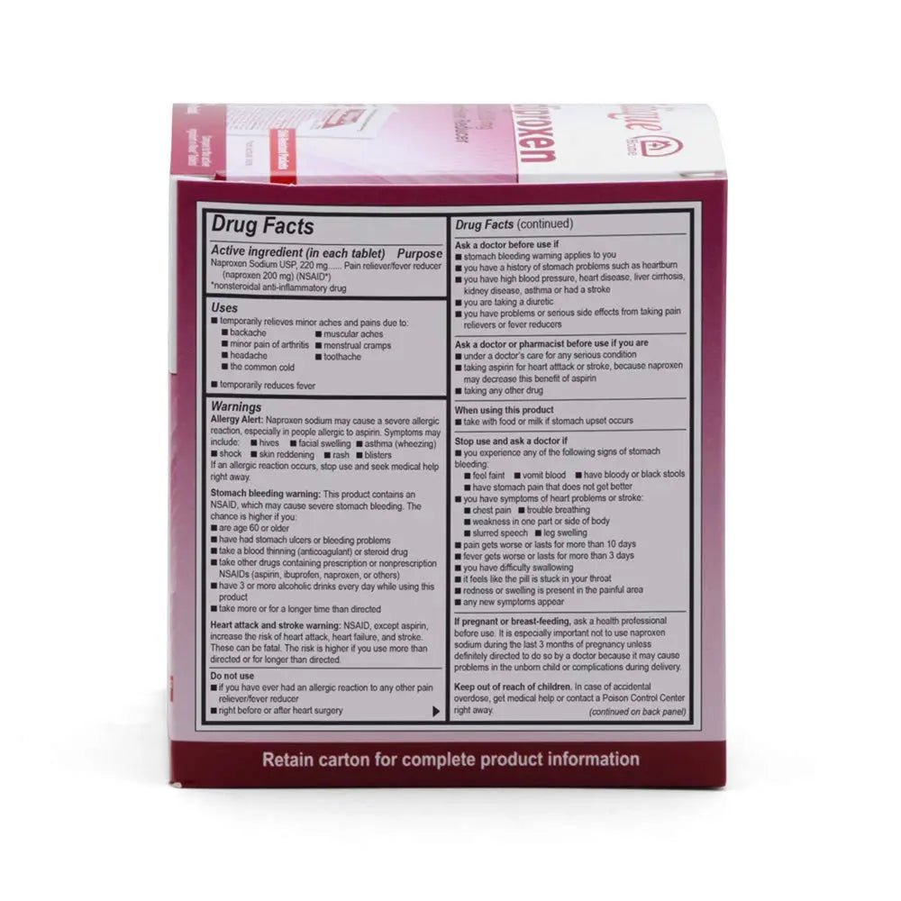 Medique @ Home Mediproxen Compare Active Ingredient to Aleve 50 x 1 (Child Resistant Packaging), White (73750) - TrustMedUSA