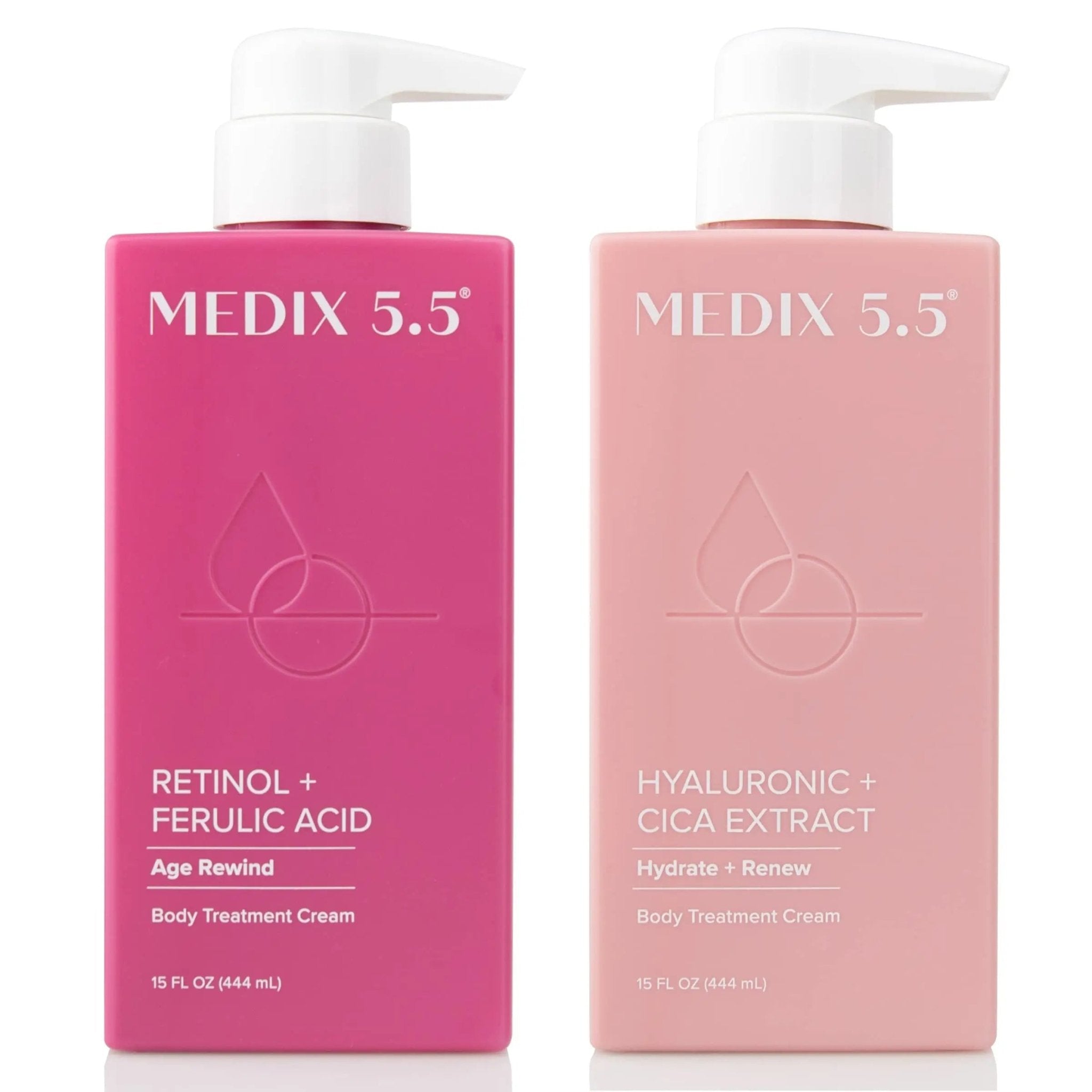 Medix 5.5 Retinol Body Lotion + Hyaluronic Acid Cream, Moisturizer Body & Face Lotion - TrustMedUSA