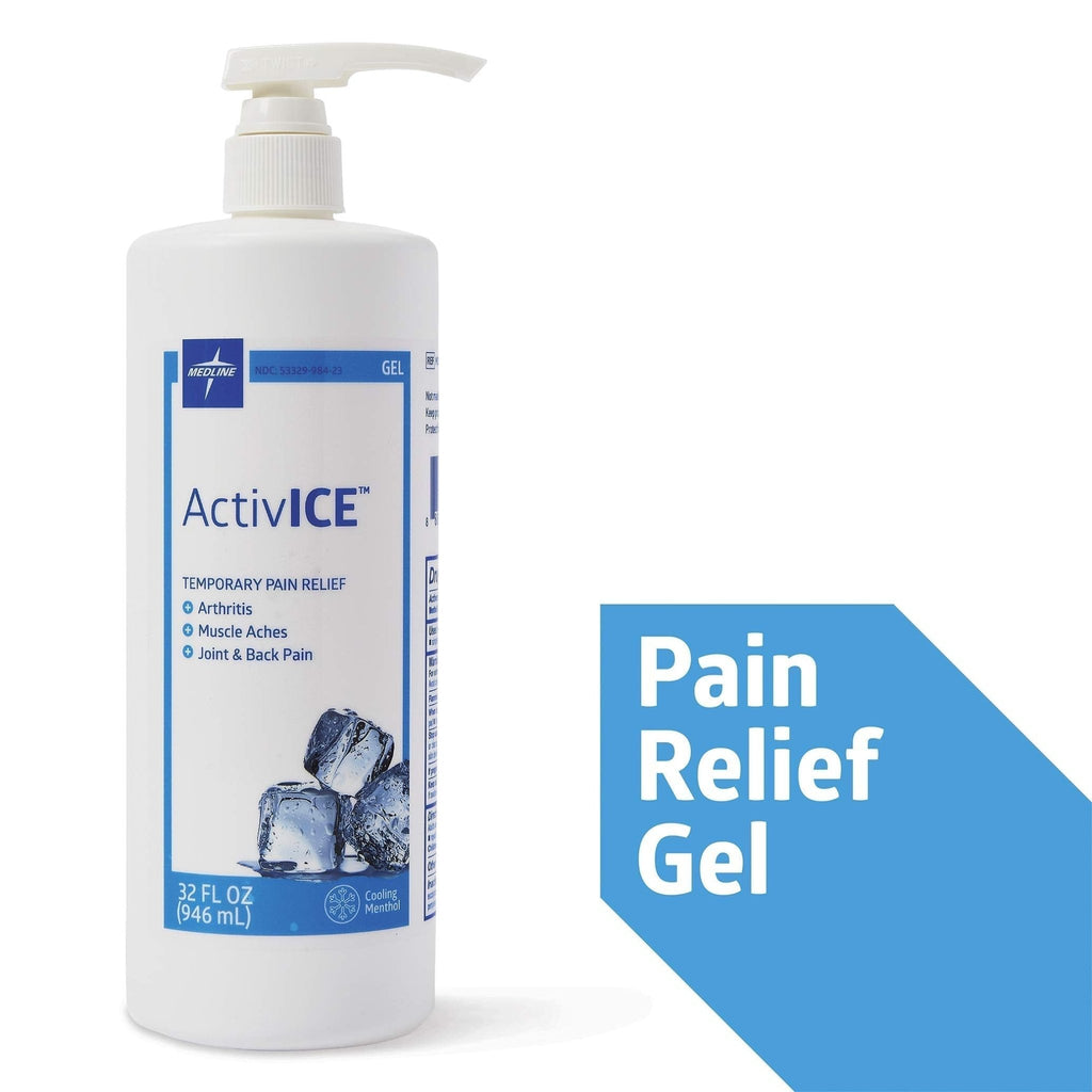 Medline ActivICE Topical Pain Reliever 32 oz - TrustMedUSA