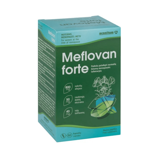 MEFLOVAN FORTE, 60 capsules - For women during menopause - TrustMedUSA