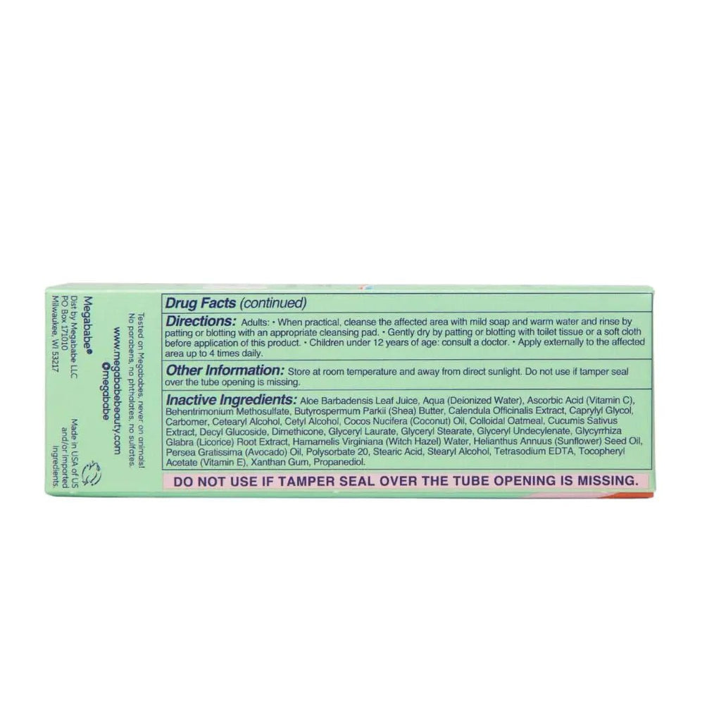 Megababe Hemorrhoidal Ointment | with 5% Lidocaine | Rapid Pain & Itch Relief | Shrinks Swollen Hemorrhoidal Tissue | 1.25 oz - TrustMedUSA