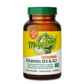 MegaFood Vitamin D3 5000 IU (125 mcg) - Vegetarian Supplements with Vitamin D3 K2 - Supports Bones, Teeth, Muscles & Immune Health - Certified Non-GMO - 120 Mini Capsules, 120 Servings - Maple Wellness Supplements