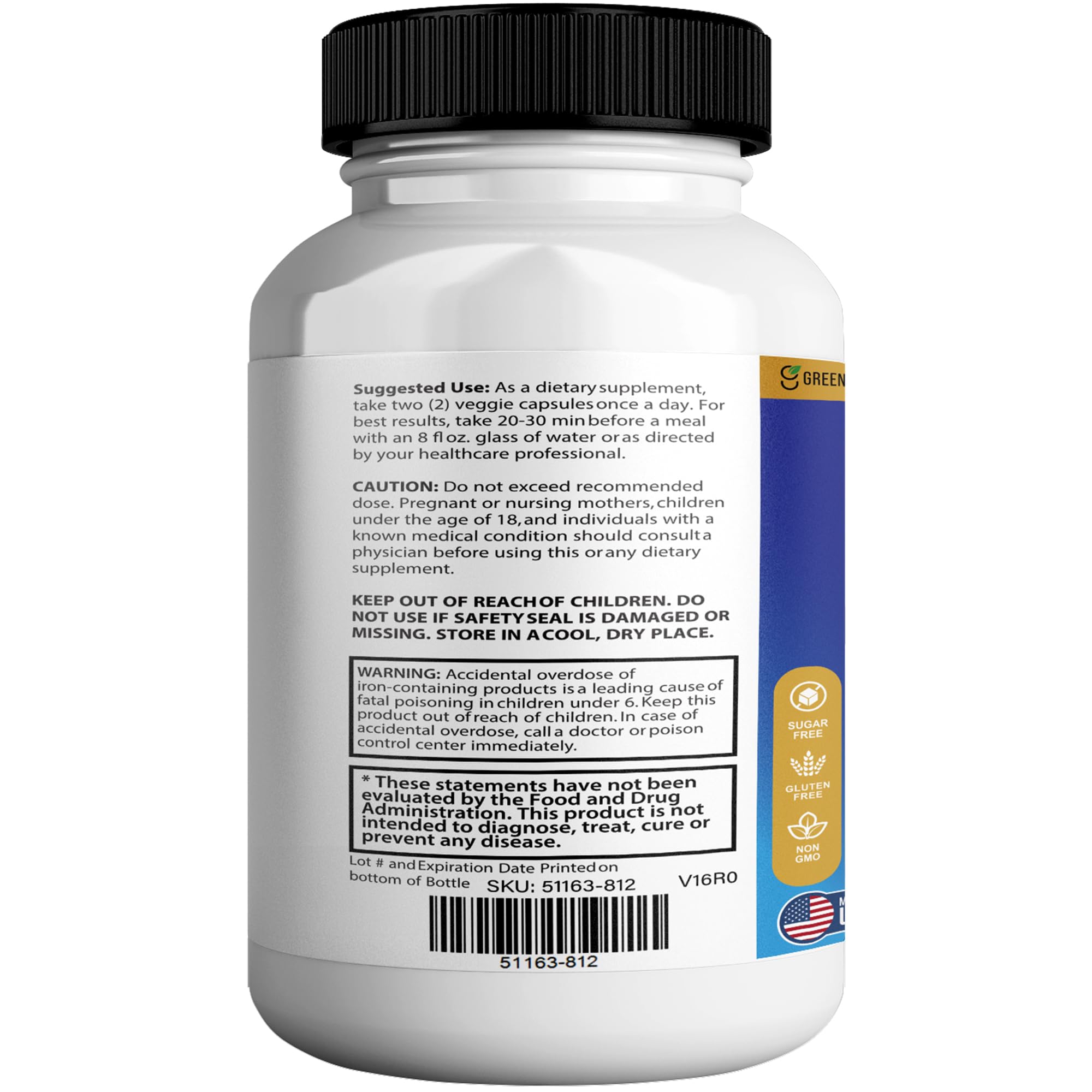 Memory, Mood & Brain Max Extra Strength Supplement with Herbal Ingredients, 60 Capsules, DHA, Vitamins, Bacopa, Green Tea (1) - TrustMedUSA