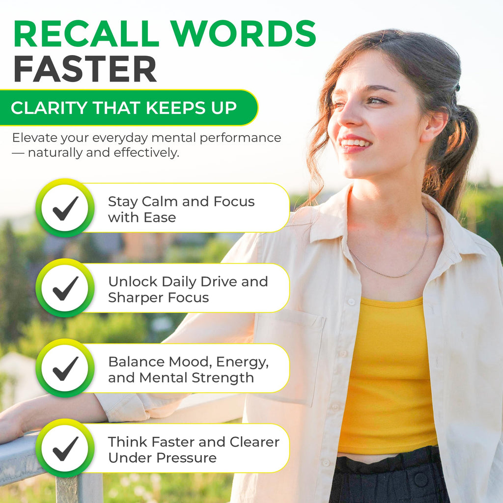 Memory Muscle – Advanced Nootropic Brain Supplement with Vitamin B12, Bacopa Monnieri & DMAE for Focus, Memory, Mental Clarity & Clean Energy – Premium Cognitive Support Formula - TrustMedUSA