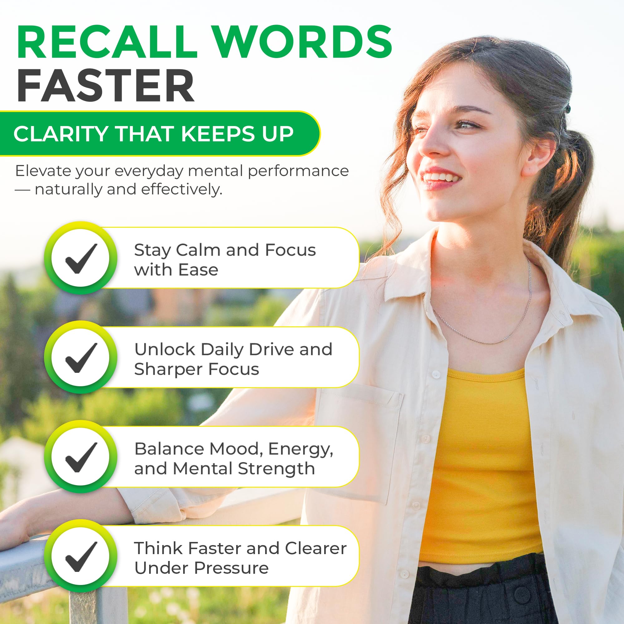 Memory Muscle – Advanced Nootropic Brain Supplement with Vitamin B12, Bacopa Monnieri & DMAE for Focus, Memory, Mental Clarity & Clean Energy – Premium Cognitive Support Formula - TrustMedUSA