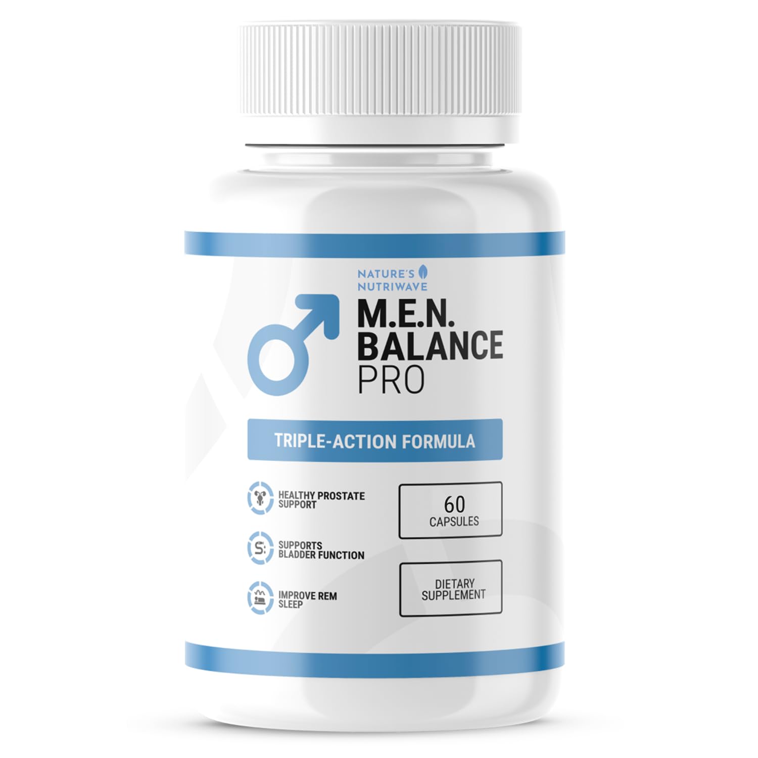 Men Balance Pro – Plant-Based Men’s Formula – Natural Capsules with Vitamins, Minerals & Botanical Extracts – Made in USA, Non-GMO, Vegetarian,GMP-Certified – 60 Capsules , 1 Month Supply - TrustMedUSA