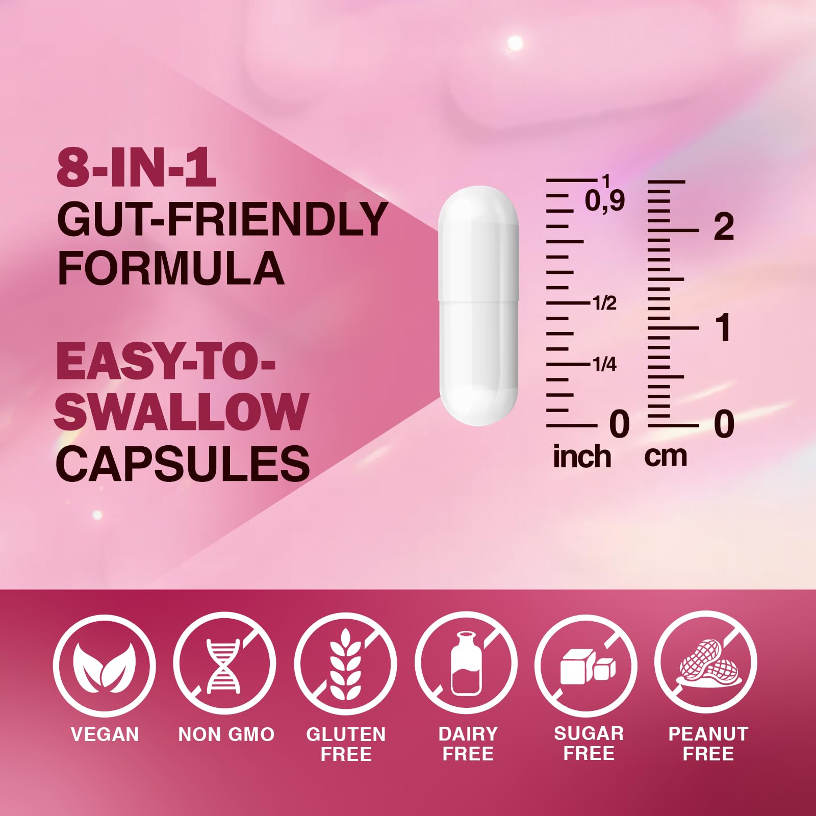 Menopause Supplements for Women with Probiotics, DIM, Black Cohosh, Chasteberry & Soy Isoflavones Support Hormone Balance & Helps Relieve Hot Flashes, Night Sweats - 60 Servings (Made & Tested in USA) - Maple Wellness Supplements