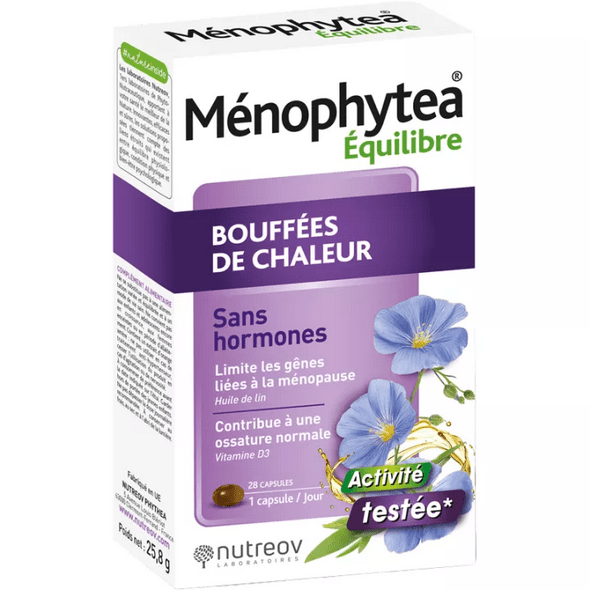 Menophytea Balancing Hormone-Free Hot Flashes 28 capsules - TrustMedUSA