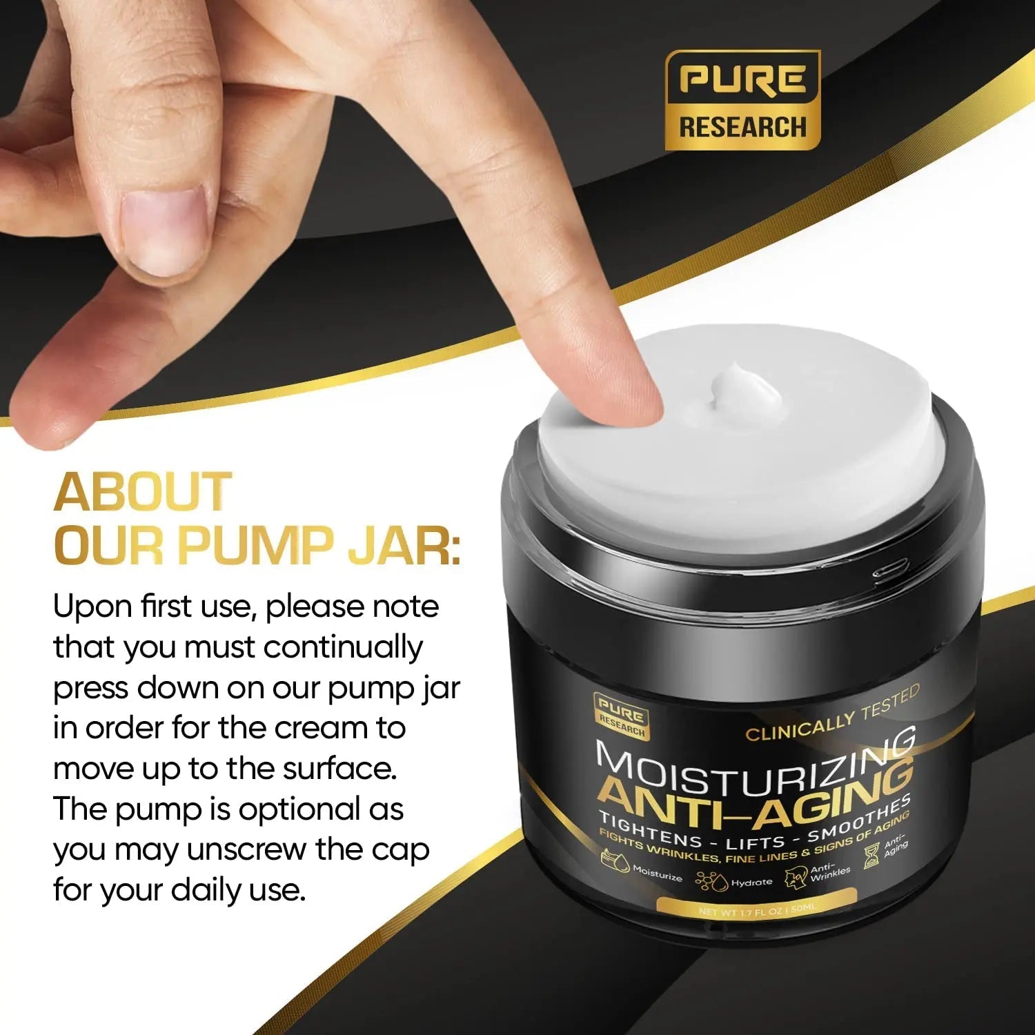 Men's Face Cream Moisturizer - Anti-Aging Cream For Men, Collagen, Retinol & Hyaluronic - TrustMedUSA