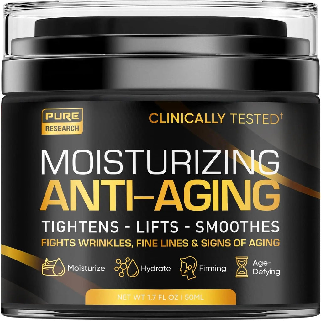 Men's Face Cream Moisturizer - Anti-Aging Cream For Men, Collagen, Retinol & Hyaluronic - TrustMedUSA