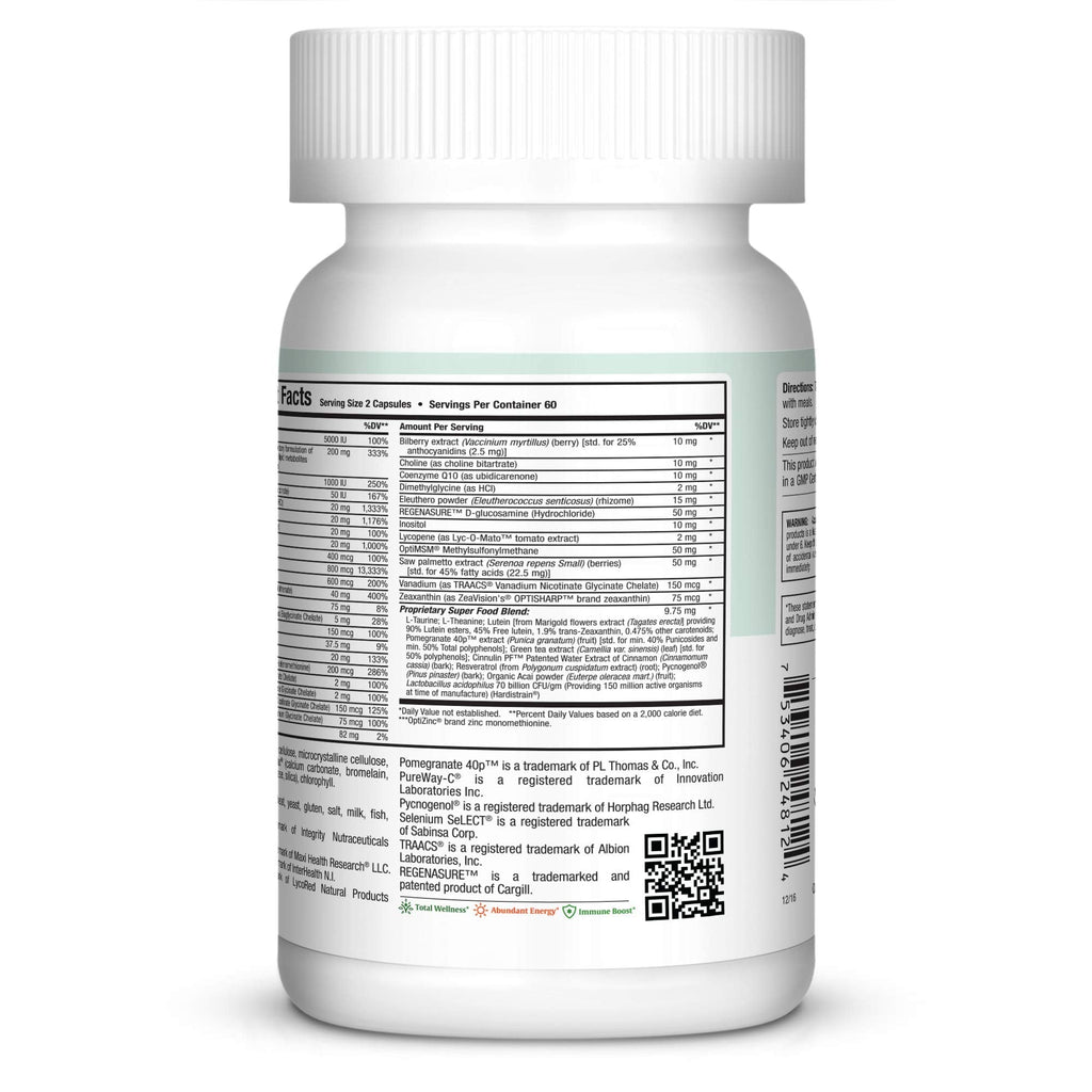 Mens Multivitamin 50 Plus – Daily Multivitamin for Men Over 50 with Vitamin B12, A, D, C, Zinc, Magnesium & More – Energy, Immune & Heart Support Mens Multi Vitamins - Non-GMO – 120 Capsules - TrustMedUSA