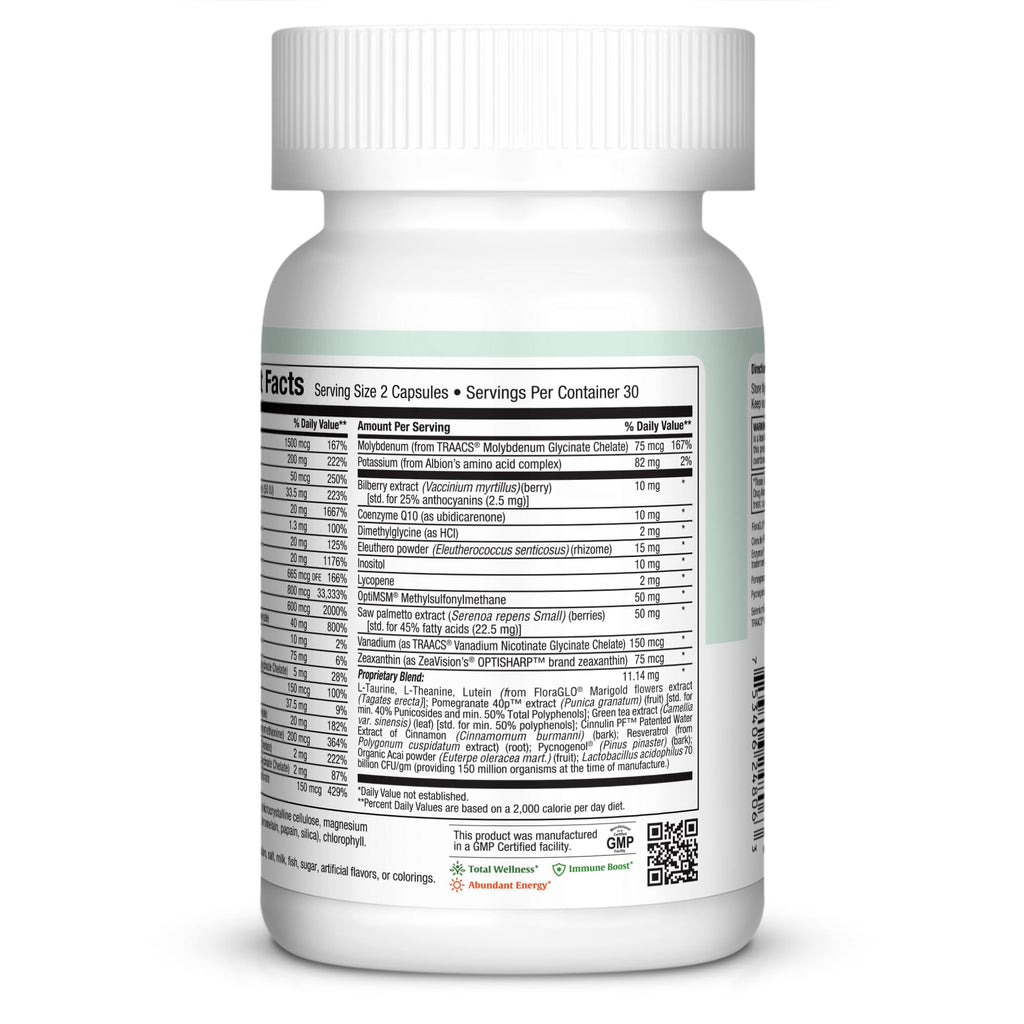Mens Multivitamin 50 Plus – Daily Multivitamin for Men Over 50 with Vitamin B12, A, D, C, Zinc, Magnesium & More – Energy, Immune & Heart Support Mens Multi Vitamins - Non-GMO – 60 Capsules - TrustMedUSA