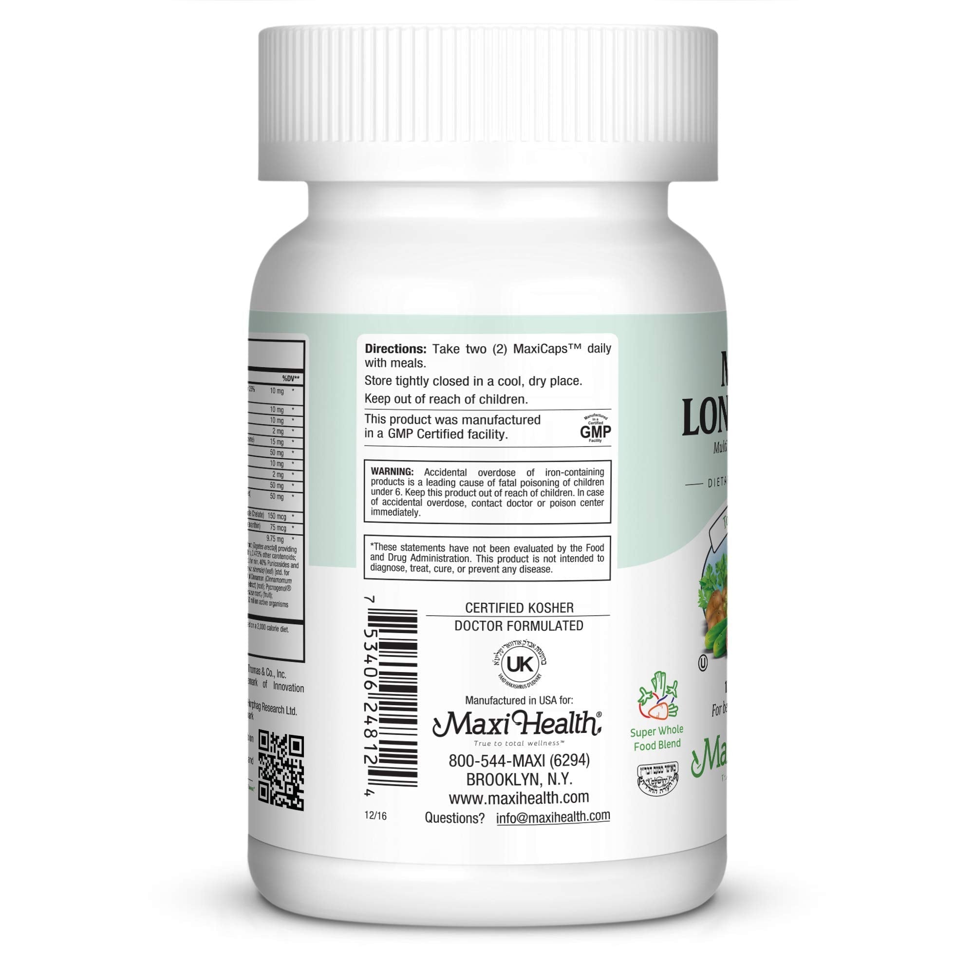 Mens Multivitamin 50 Plus – Daily Multivitamin for Men Over 50 with Vitamin B12, A, D, C, Zinc, Magnesium & More – Energy, Immune & Heart Support Mens Multi Vitamins - Non-GMO – 120 Capsules - TrustMedUSA