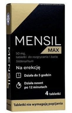 Mensil Max 50mg, 4 chewable tablets - TrustMedUSA
