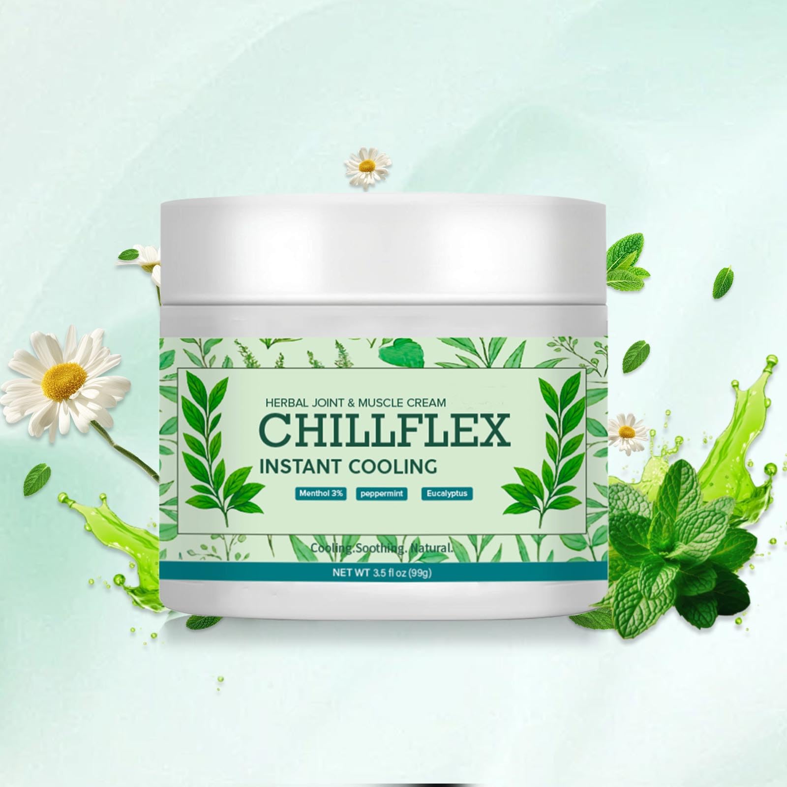 Menthol Soothing Cream, 3.5 Oz Joint Activities Throughout The Body, Cooling Soothing Ointment for Muscle, Head, Lumbar, Neck, Hands and Feet, 2 Pack - TrustMedUSA