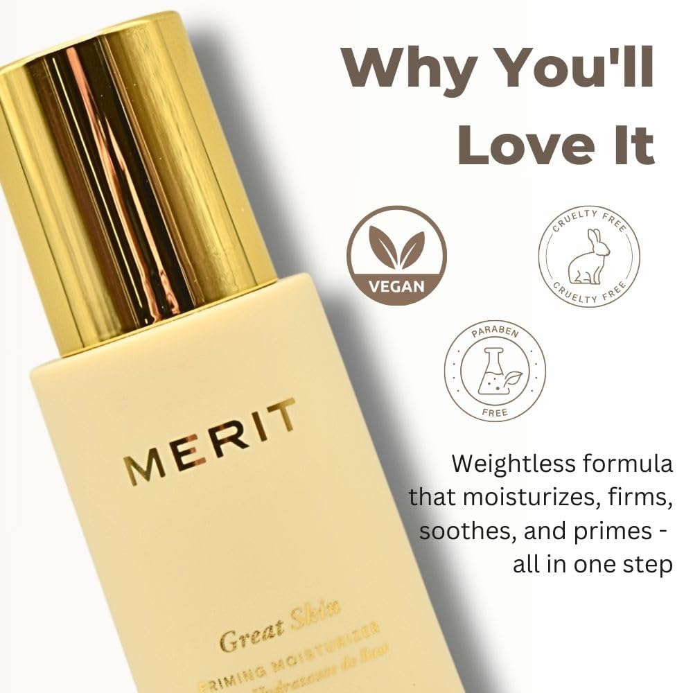 Merit Great Skin Priming And Firming Moisturizer With Peptides And Hyaluronic Acid - TrustMedUSA