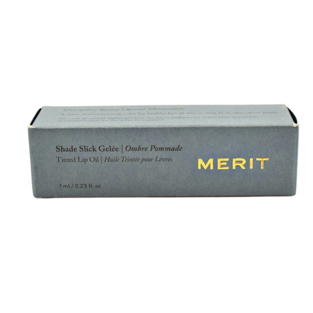 MERIT Shade Slick Gelée Sheer Tinted Lip Oil Les Deux - TrustMedUSA