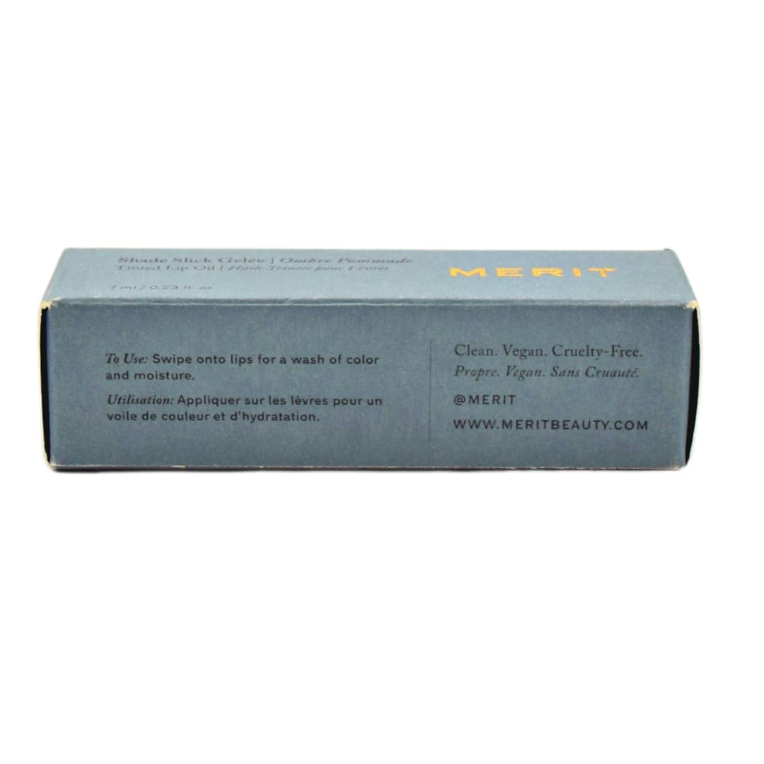 MERIT Shade Slick Gelée Sheer Tinted Lip Oil Les Deux - TrustMedUSA
