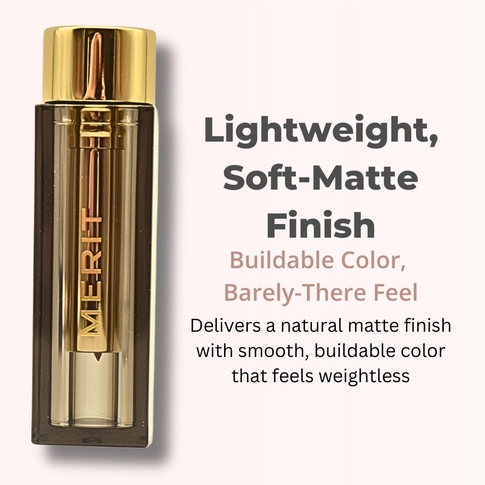 Merit Signature Lip Lightweight Matte Lipstick - 0.10 oz / 3 g (Classic (neutral), standard) - TrustMedUSA