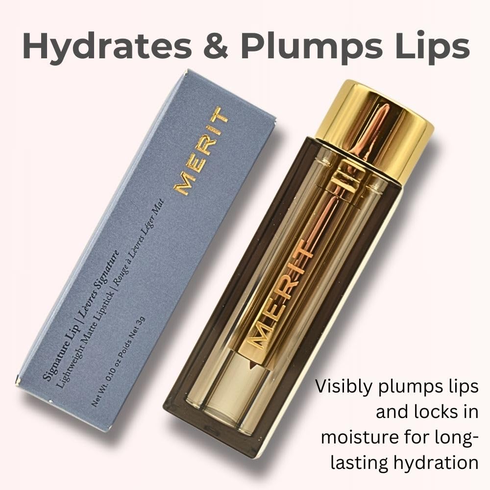 Merit Signature Lip Lightweight Matte Lipstick - 0.10 oz / 3 g (Classic (neutral), standard) - TrustMedUSA