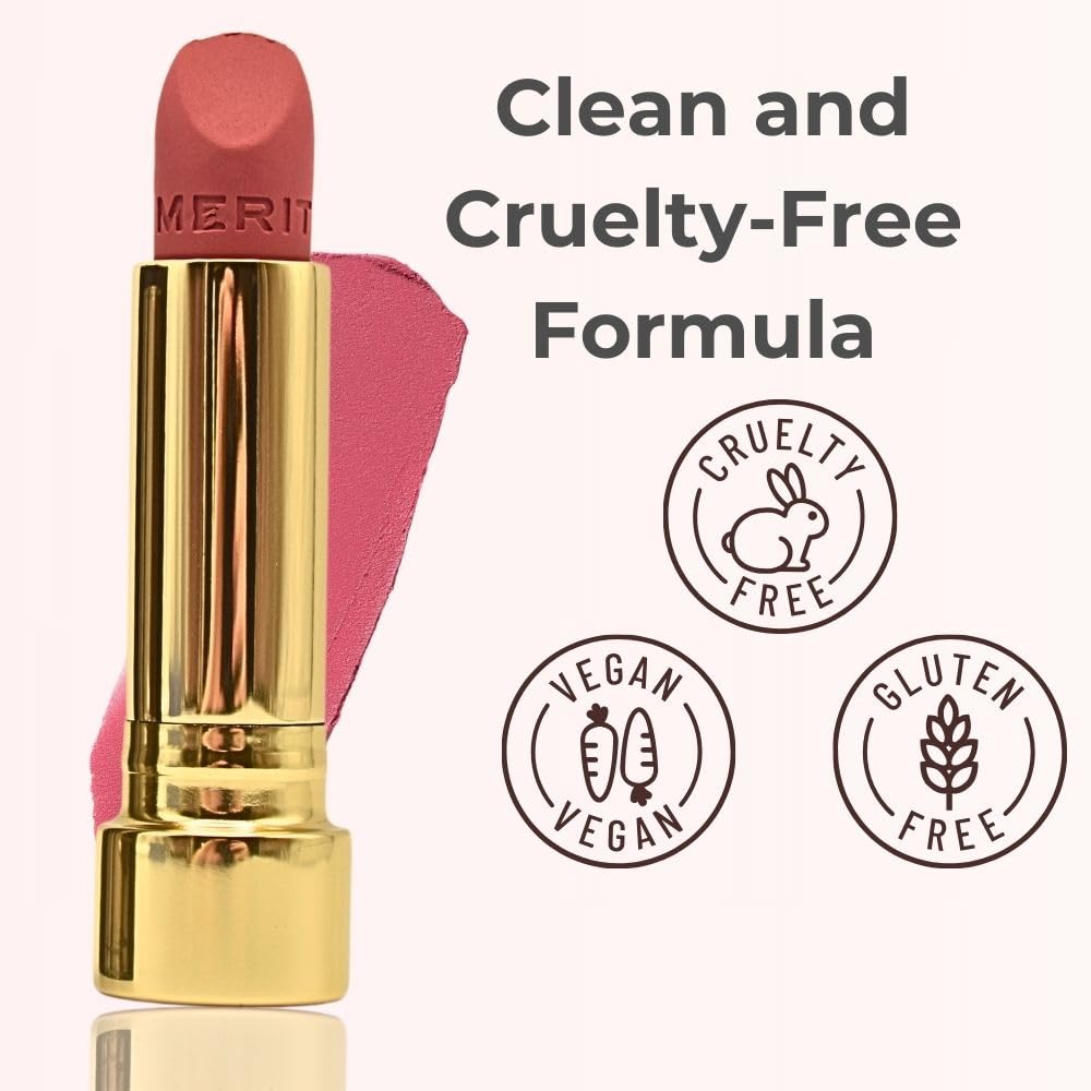 Merit Signature Lip Lightweight Matte Lipstick - 0.10 oz / 3 g (Sunday (pink), standard) - TrustMedUSA
