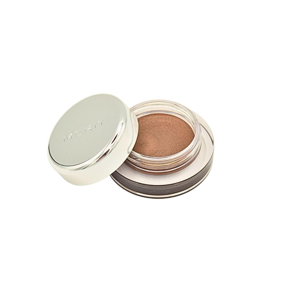 Merit Solo Shadow Cream Eyeshadow Sartorial Bronze, Buildable Crease-Free Pearlescent Color, Vegan & Cruelty-Free, 0.1 oz - TrustMedUSA