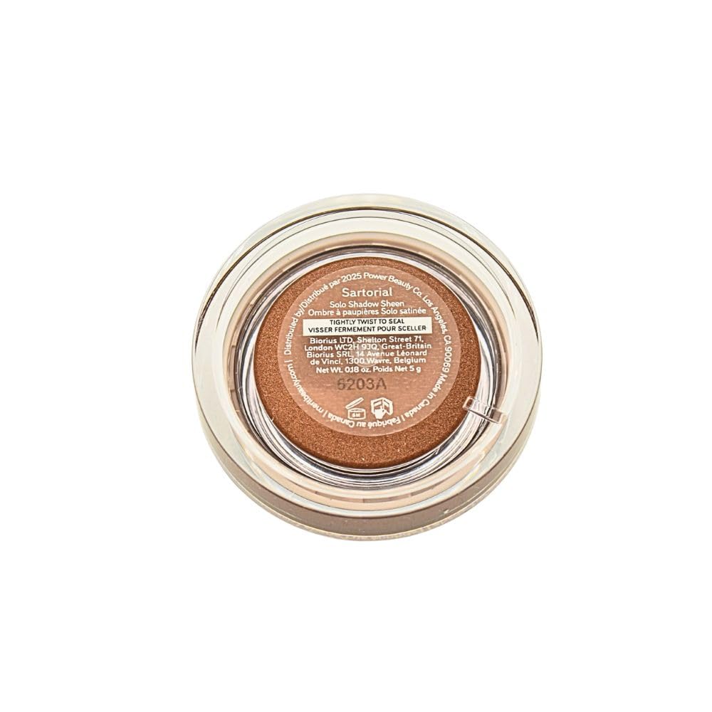 Merit Solo Shadow Cream Eyeshadow Sartorial Bronze, Buildable Crease-Free Pearlescent Color, Vegan & Cruelty-Free, 0.1 oz - TrustMedUSA