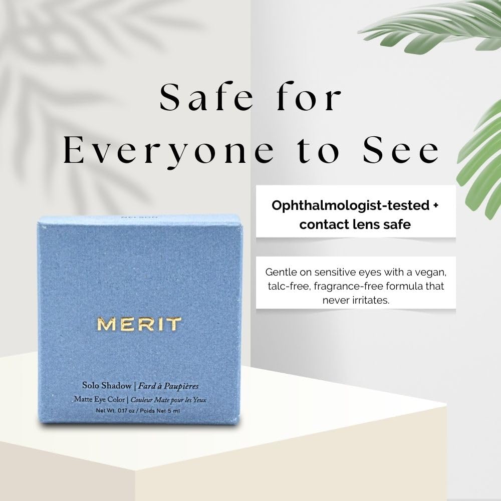 MERIT Solo Shadow Cream-to-Powder Soft Matte Eyeshadow Vachetta - TrustMedUSA