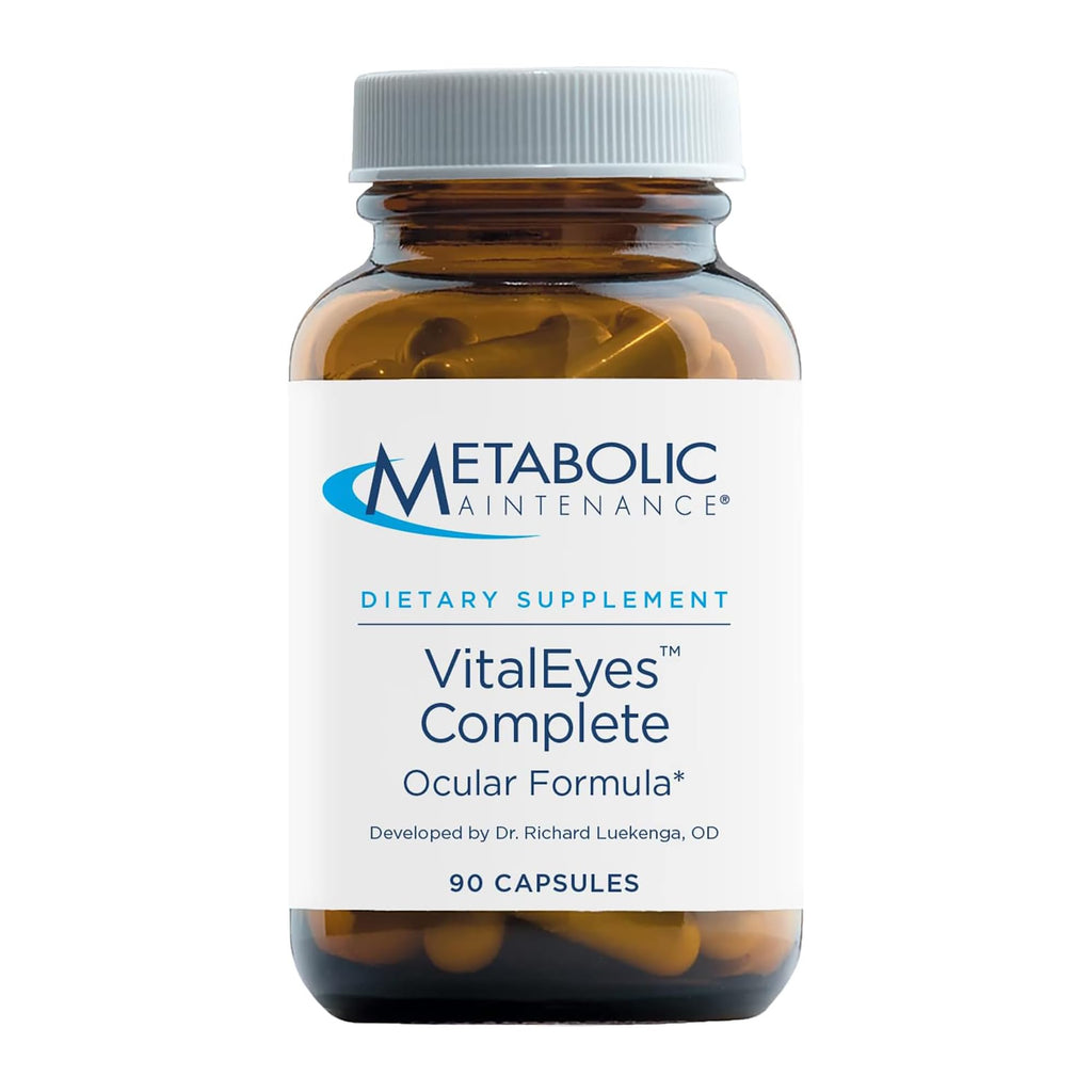 Metabolic Maintenance Vital Eyes Complete - Ocular Support Multivitamin with Lutein + Zeaxanthin (90 Capsules) - TrustMedUSA