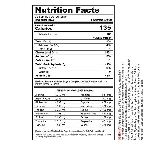 Metabolic Nutrition, Protizyme, 100% Whey Protein Powder, High Protein, Low Carb - TrustMedUSA