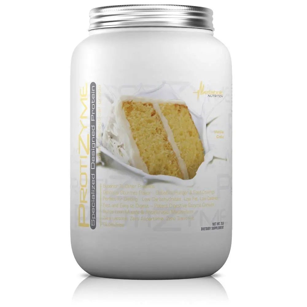 Metabolic Nutrition | Protizyme | 100% Whey Protein Powder | High Protein, Low Carb - TrustMedUSA