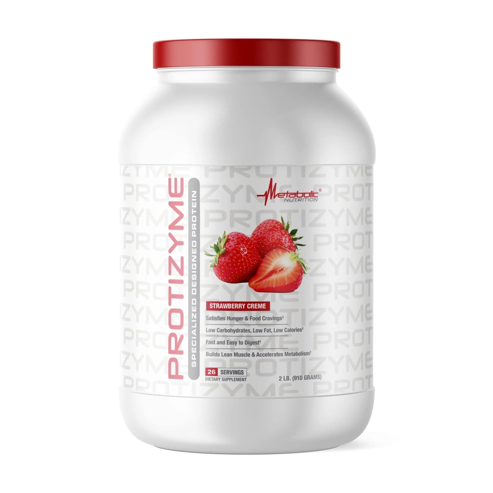 Metabolic Nutrition | Protizyme | 100% Whey Protein Powder | High Protein, Low Carb - TrustMedUSA