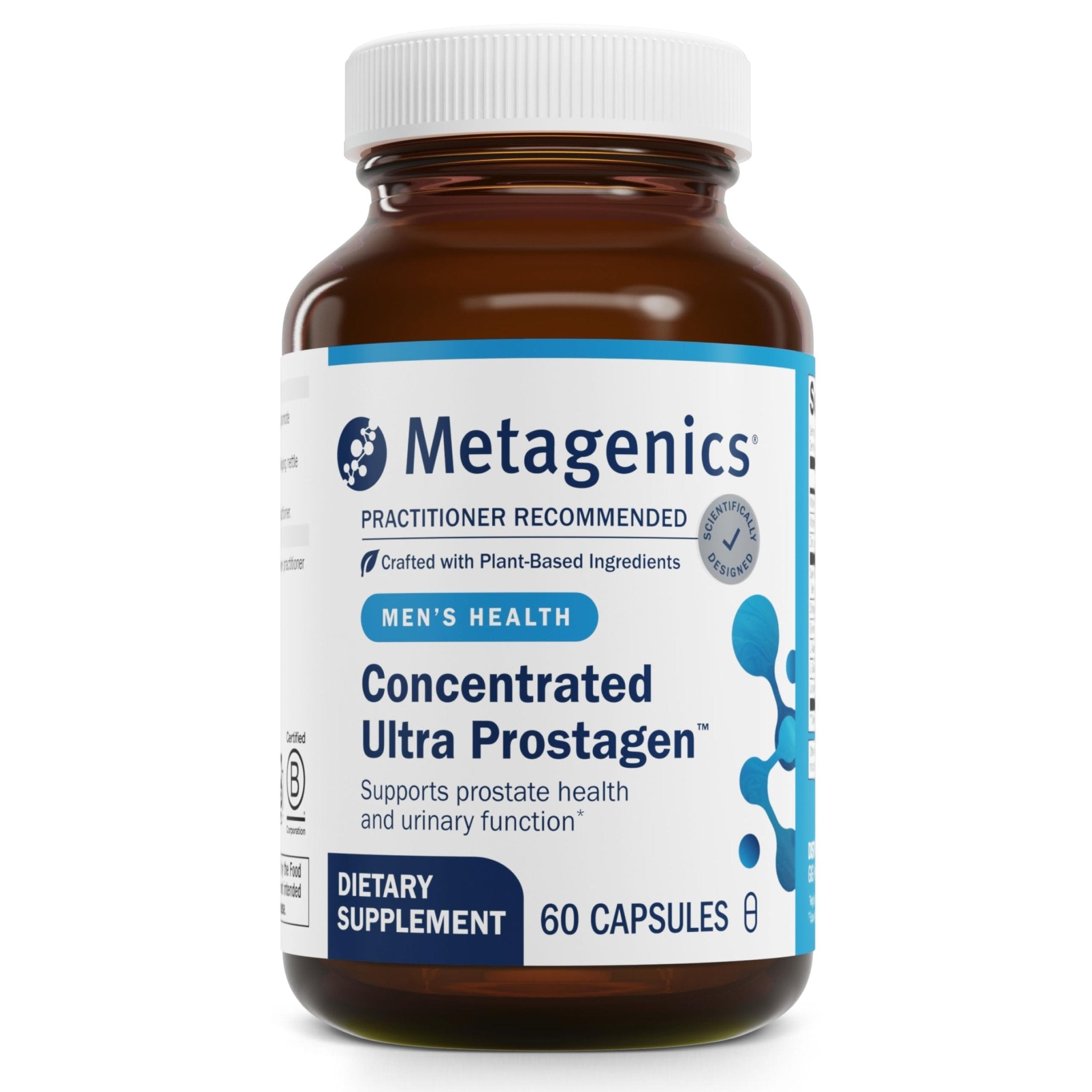 Metagenics Concentrated Ultra Prostagen - Prostate & Urinary Health with Saw Palmetto, Stinging Nettle, Lycopene & Zinc - Supports Hormonal Balance & Immune Health* - Non-GMO- 60 Capsules - TrustMedUSA