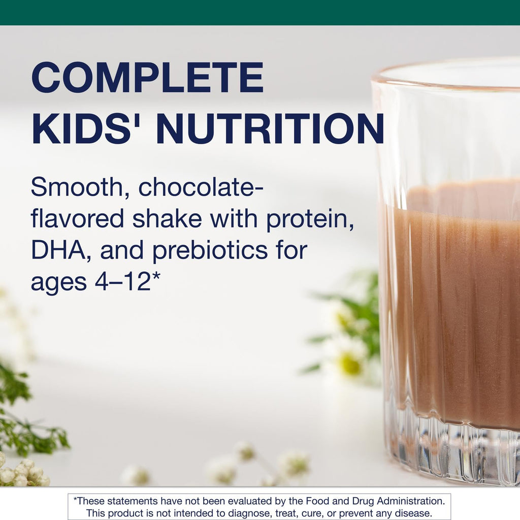 Metagenics MetaKids Nutrition Powder - Kids Multivitamin Powder with Prebiotics, DHA, Protein & Amino Acids* - Complete Protein - Non‑GMO, Gluten‑Free - Chocolate - 14.32 oz - TrustMedUSA