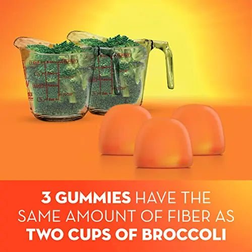 Metamucil Daily Fiber Gummies, Orange Flavored, No Sugar Added, 5g Prebiotic Plant - TrustMedUSA