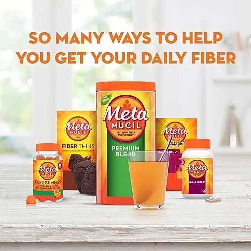 Metamucil Fiber Supplement Gummies, Sugar Free Orange Flavor, 5g Prebiotic Plant Based - TrustMedUSA