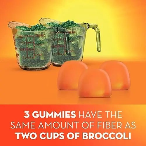 Metamucil Fiber Supplement Gummies, Sugar Free Orange Flavor, 5g Prebiotic Plant Based - TrustMedUSA