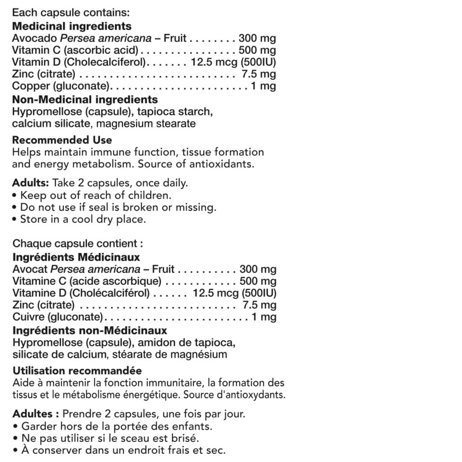 Metavo Immune Health - Natural Immune Support Supplement, Essential Zinc Supplements for Men & Women Enriched with Vitamin C, D & Copper, 60 Vegan Capsules, 30 Servings - TrustMedUSA