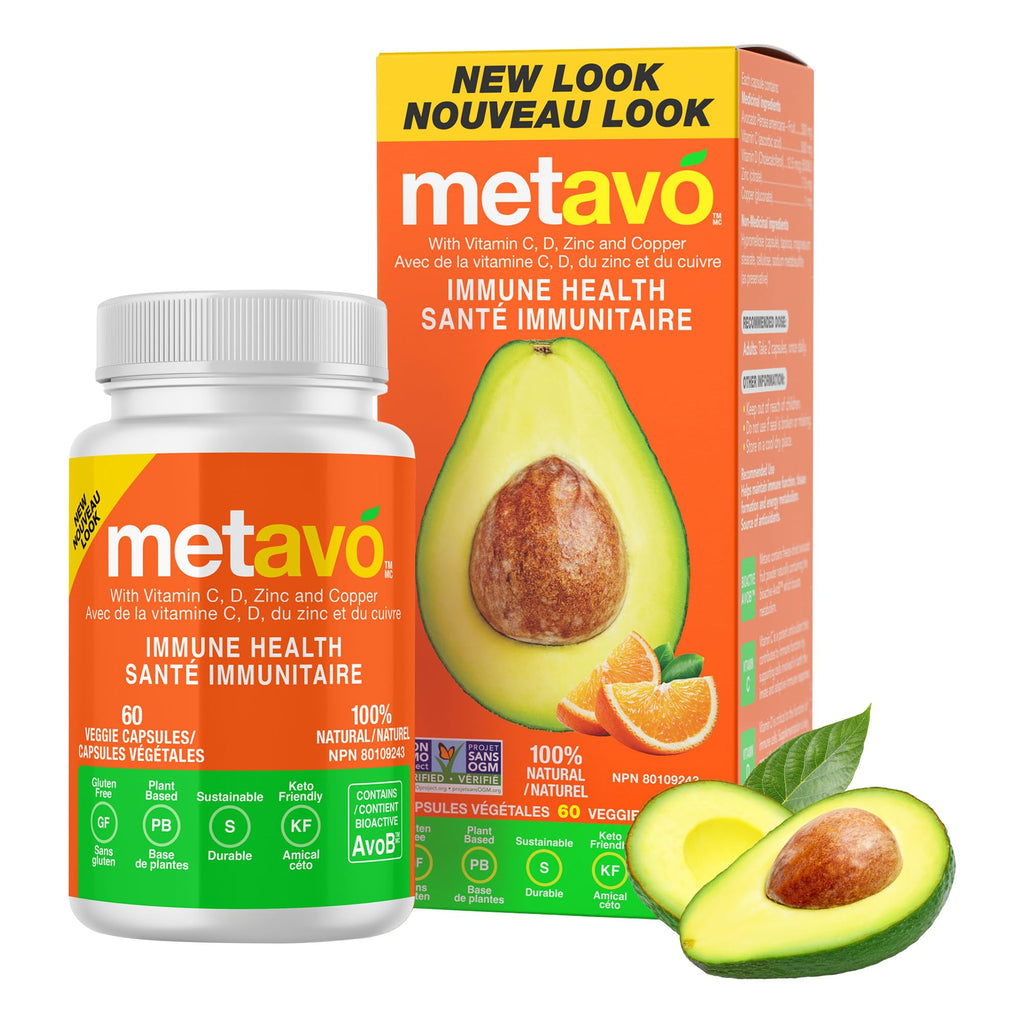 Metavo Immune Health - Natural Immune Support Supplement, Essential Zinc Supplements for Men & Women Enriched with Vitamin C, D & Copper, 60 Vegan Capsules, 30 Servings - TrustMedUSA