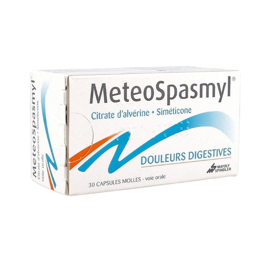Meteospasmyl digestive pain 30 capsules - MAYOLY SPINDLER - TrustMedUSA