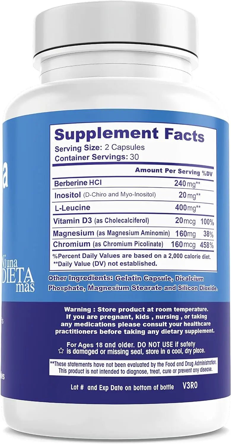 METFORMINA NATURAL - Fat & Glucose Metabolism Support - Dr Salomon - TrustMedUSA